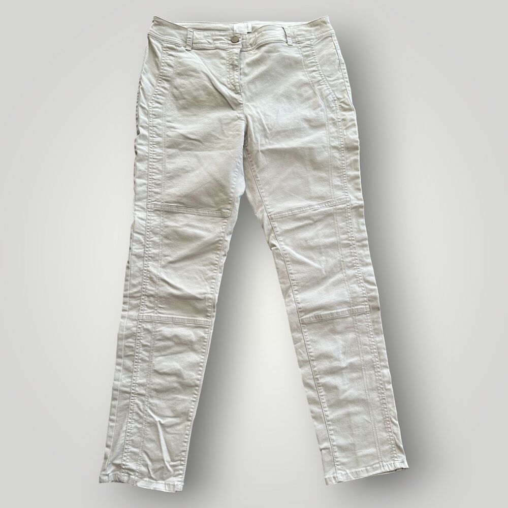 Chico's 1.5 Women's 33X29 Beige Regular Fit Skinny Pants